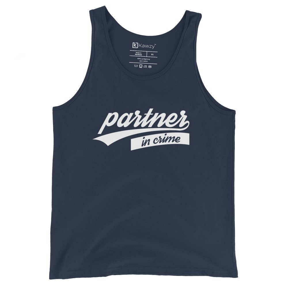 Partner In Crime Tank Top Best Friend Matching Tees Partner In Crime Tank Top Best Friend Matching Tees