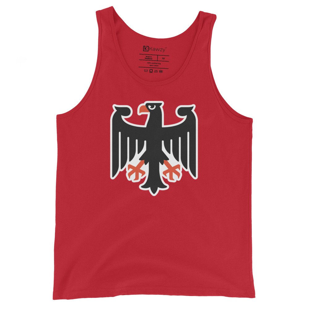 German Eagle Tank Top Bundesadler Emblem Black Tank German Eagle Tank Top Bundesadler Emblem Black Tank