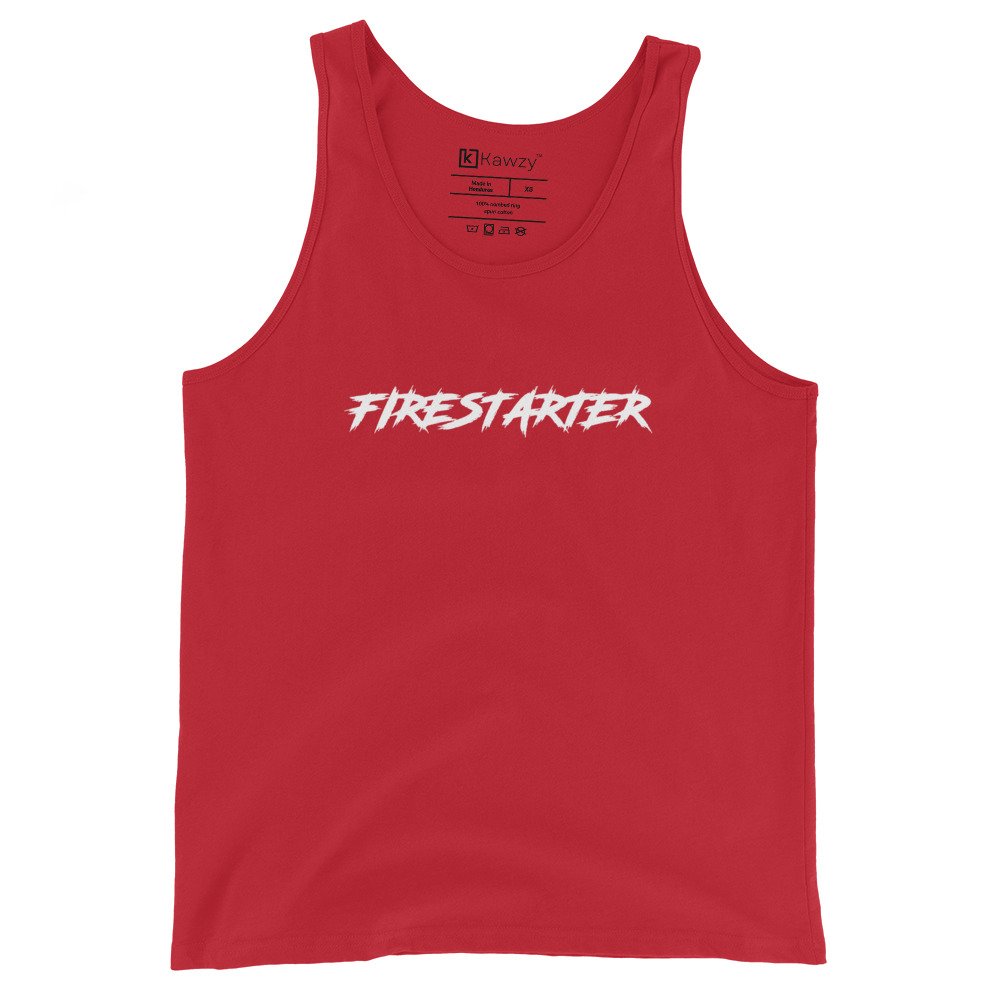 Firestarter Tank Top The Prodigy Song Design | Music Tee Firestarter Tank Top The Prodigy Song Design | Music Tee