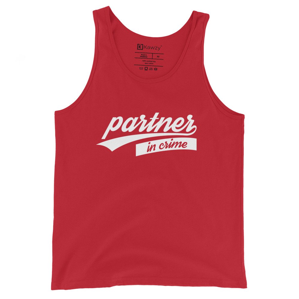 Partner In Crime Tank Top Best Friend Matching Tees Partner In Crime Tank Top Best Friend Matching Tees