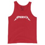 Metallica America Tank Top Heavy Metal Patriotic Design