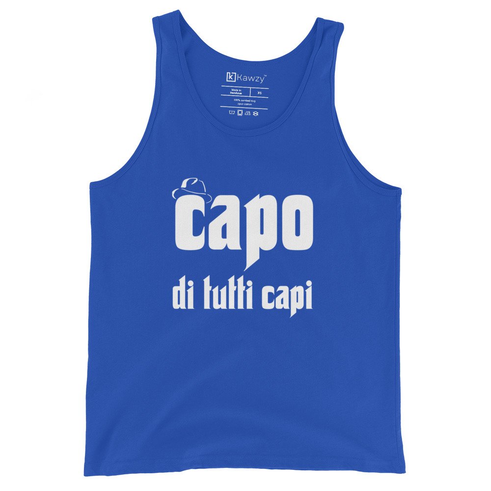 Capo Di Tutti Capi Tank Top Boss Of All Bosses Mafia Tee Capo Di Tutti Capi Tank Top Boss Of All Bosses Mafia Tee
