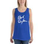 Bob Dylan Signature Tank Top Official Autograph Design