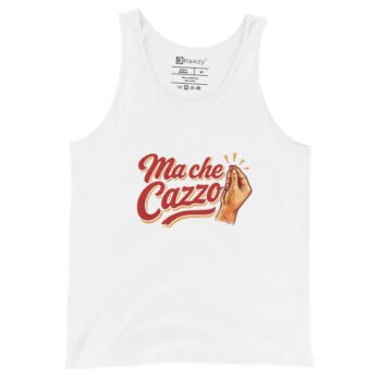Ma Che Cazzo Tank Top Italian Gesture Vintage Tee
