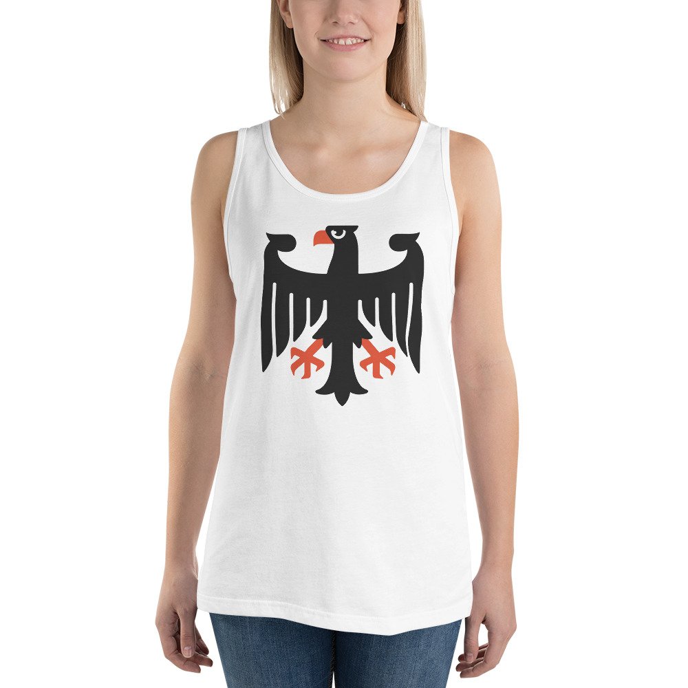 German Eagle Tank Top Bundesadler Emblem Black Tank German Eagle Tank Top Bundesadler Emblem Black Tank