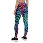 Colorful Celtic Knot Leggings Rainbow Yoga Pants