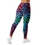 Colorful Celtic Knot Leggings Rainbow Yoga Pants