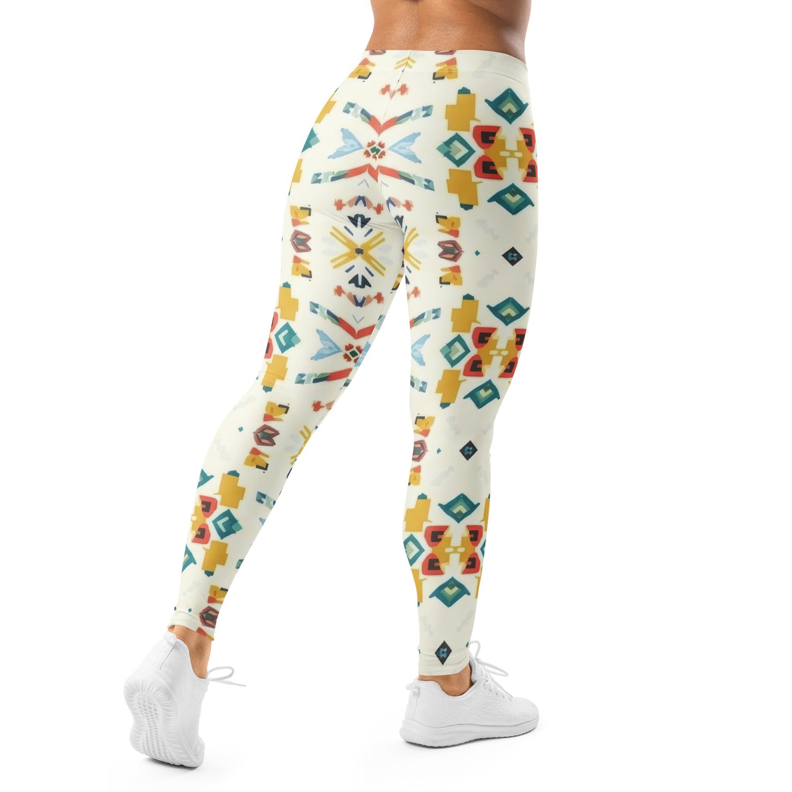 Tribal Geometric Leggings Colorful Boho Yoga Pants Tribal Geometric Leggings Colorful Boho Yoga Pants