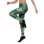 Grunge Urban Leggings Abstract Street Art Yoga Pants