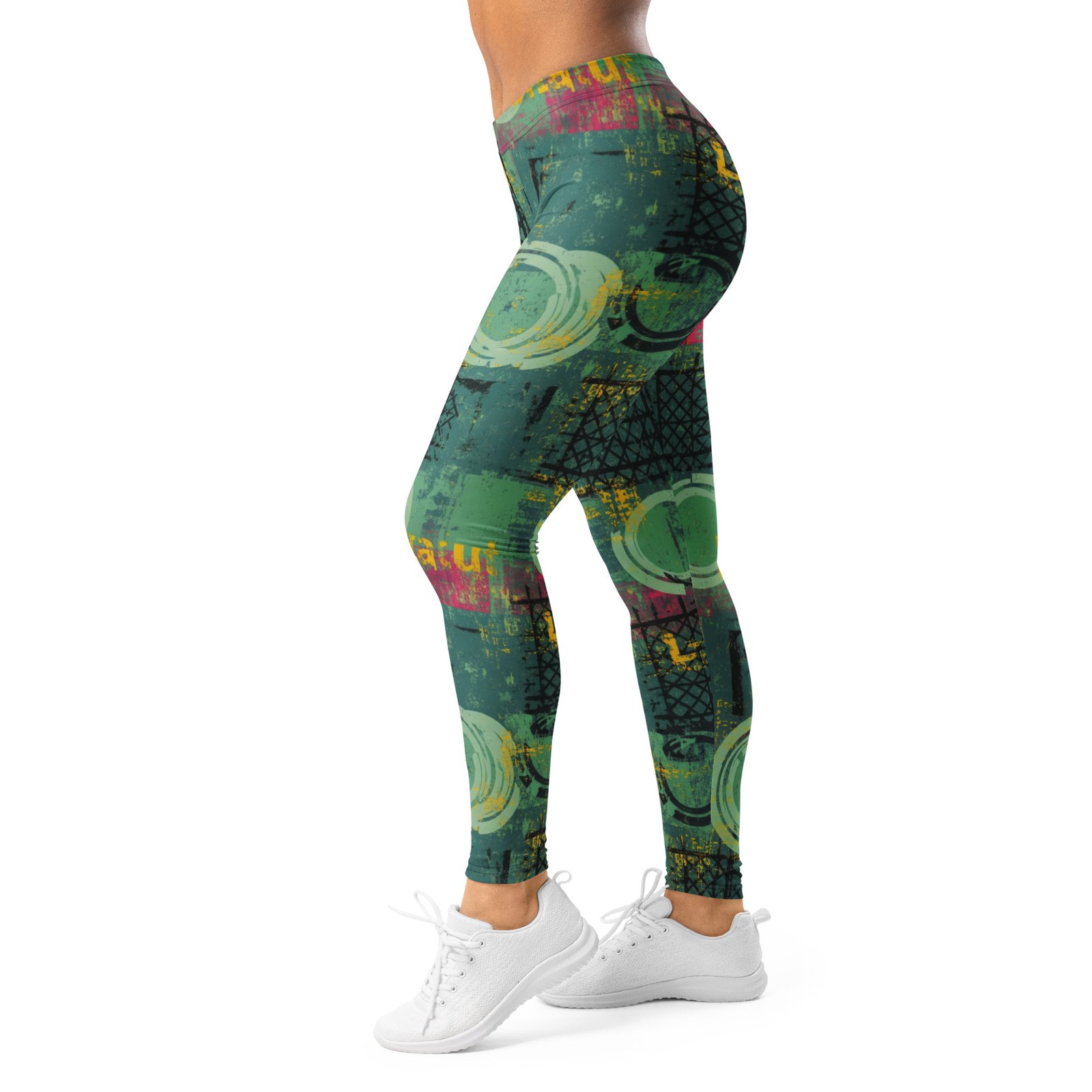 Grunge Urban Leggings Abstract Street Art Yoga Pants Grunge Urban Leggings Abstract Street Art Yoga Pants
