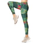 Grunge Urban Leggings Abstract Street Art Yoga Pants
