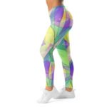 Pastel Stained Glass Leggings Sparkle Yoga Pants