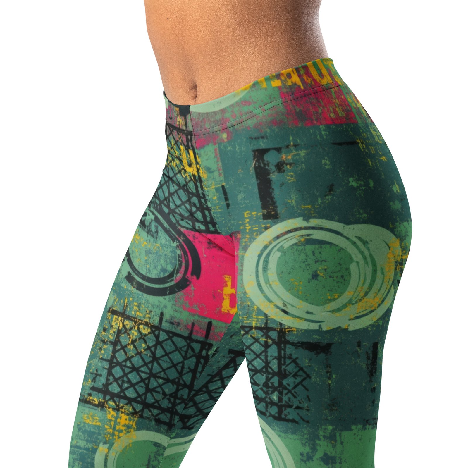 Grunge Urban Leggings Abstract Street Art Yoga Pants Grunge Urban Leggings Abstract Street Art Yoga Pants