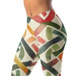 Watercolor Knot Leggings Colorful Ribbon Yoga Pants