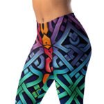 Colorful Celtic Knot Leggings Rainbow Yoga Pants