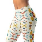 Tribal Geometric Leggings Colorful Boho Yoga Pants