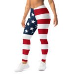 American Flag Leggings Stars & Stripes Yoga Pants