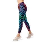 Colorful Celtic Knot Leggings Rainbow Yoga Pants