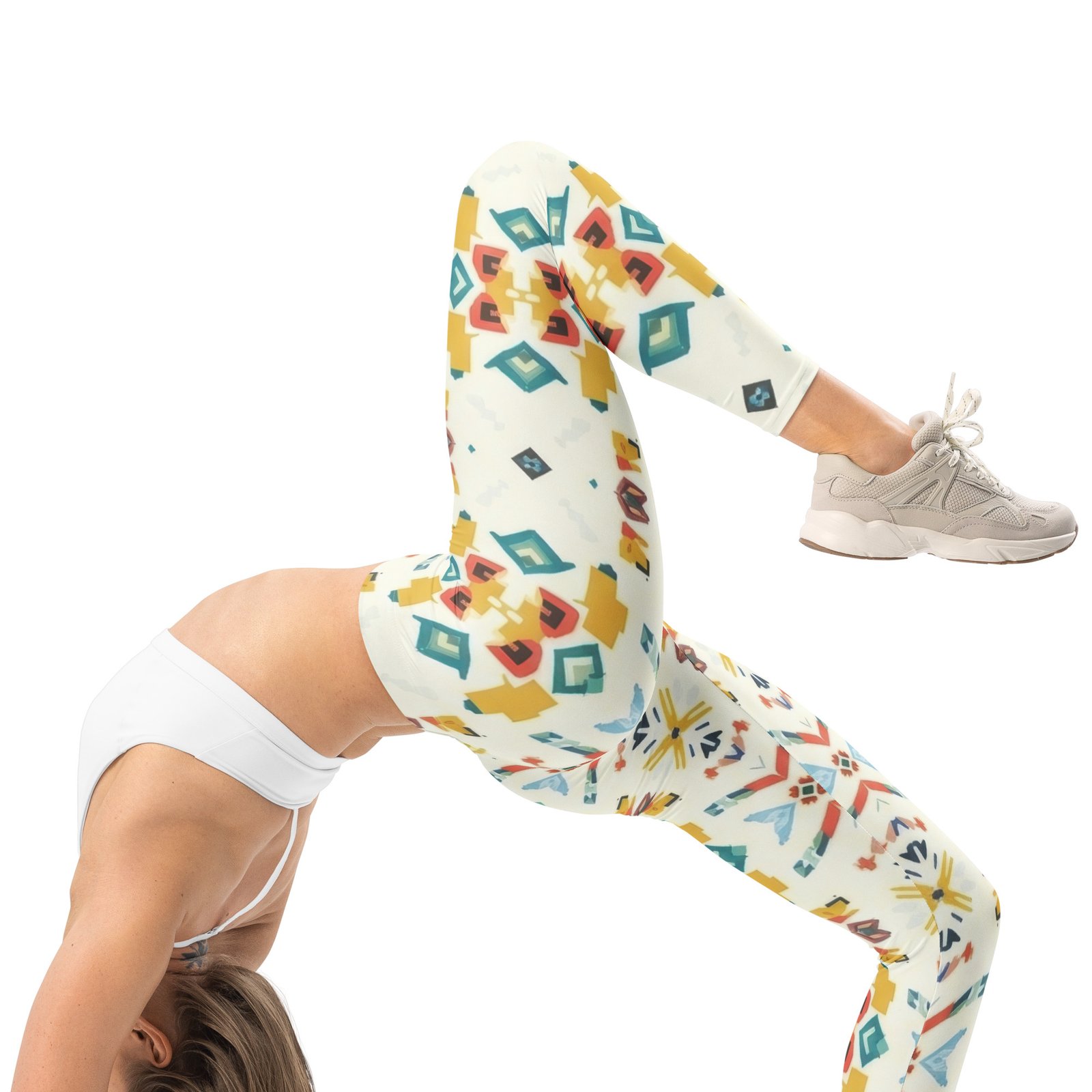 Tribal Geometric Leggings Colorful Boho Yoga Pants Tribal Geometric Leggings Colorful Boho Yoga Pants