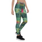 Grunge Urban Leggings Abstract Street Art Yoga Pants