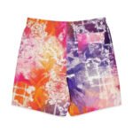 Abstract Grunge Board Shorts Colorful Men’s Swim Trunks