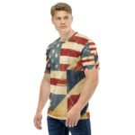 Vintage Flag T Shirt Distressed Patriotic Graphic Tee