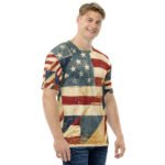 Vintage Flag T Shirt Distressed Patriotic Graphic Tee