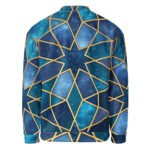 Galaxy Cube Bomber Jacket Cosmic 3d Geometric Coat