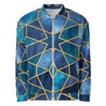Galaxy Cube Bomber Jacket - Cosmic 3D Geometric Coat 1 Galaxy Cube Bomber Jacket Cosmic 3d Geometric Coat