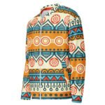 Tribal Stripe Bomber Jacket Colorful Boho Geometric Coat