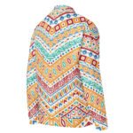 Colorful Tribal Bomber Jacket Vibrant Chevron Coat