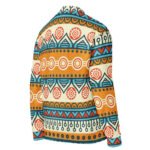 Tribal Stripe Bomber Jacket Colorful Boho Geometric Coat