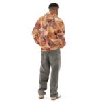Earthy Triangle Hoodie Warm Geometric Sweatshirt