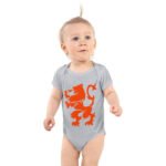 Dutch Lion Infant Bodysuit Orange Netherlands Baby