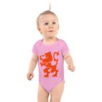 Dutch Lion Infant Bodysuit Orange Netherlands Baby