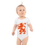 Dutch Lion Infant Bodysuit Orange Netherlands Baby