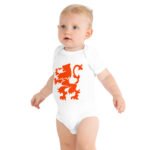 Dutch Lion Baby One Piece Orange Netherlands Design