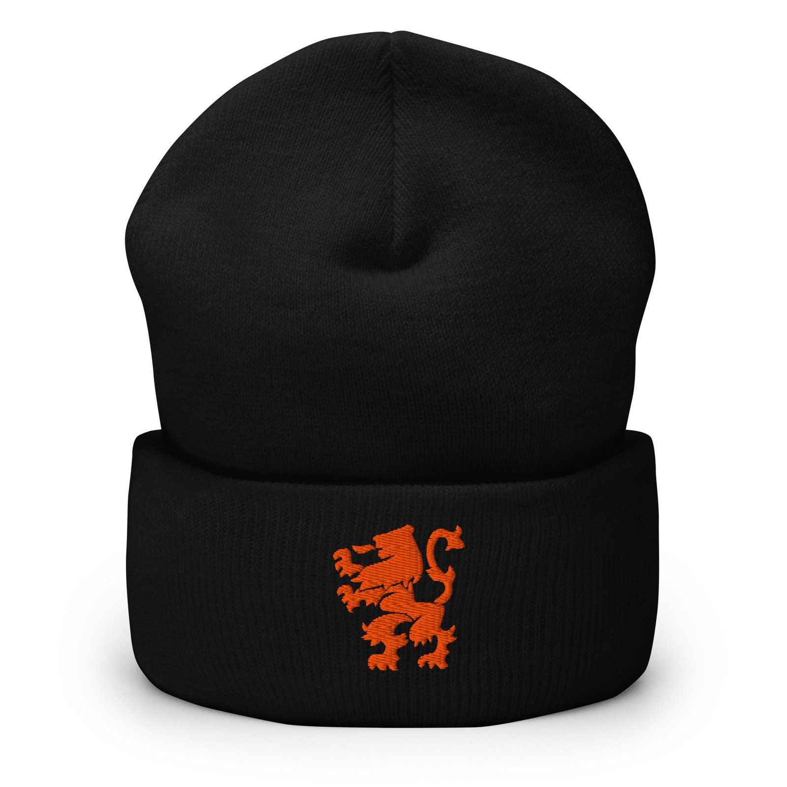 Dutch Lion Beanie Orange Netherlands Embroidered Hat Dutch Lion Beanie Orange Netherlands Embroidered Hat