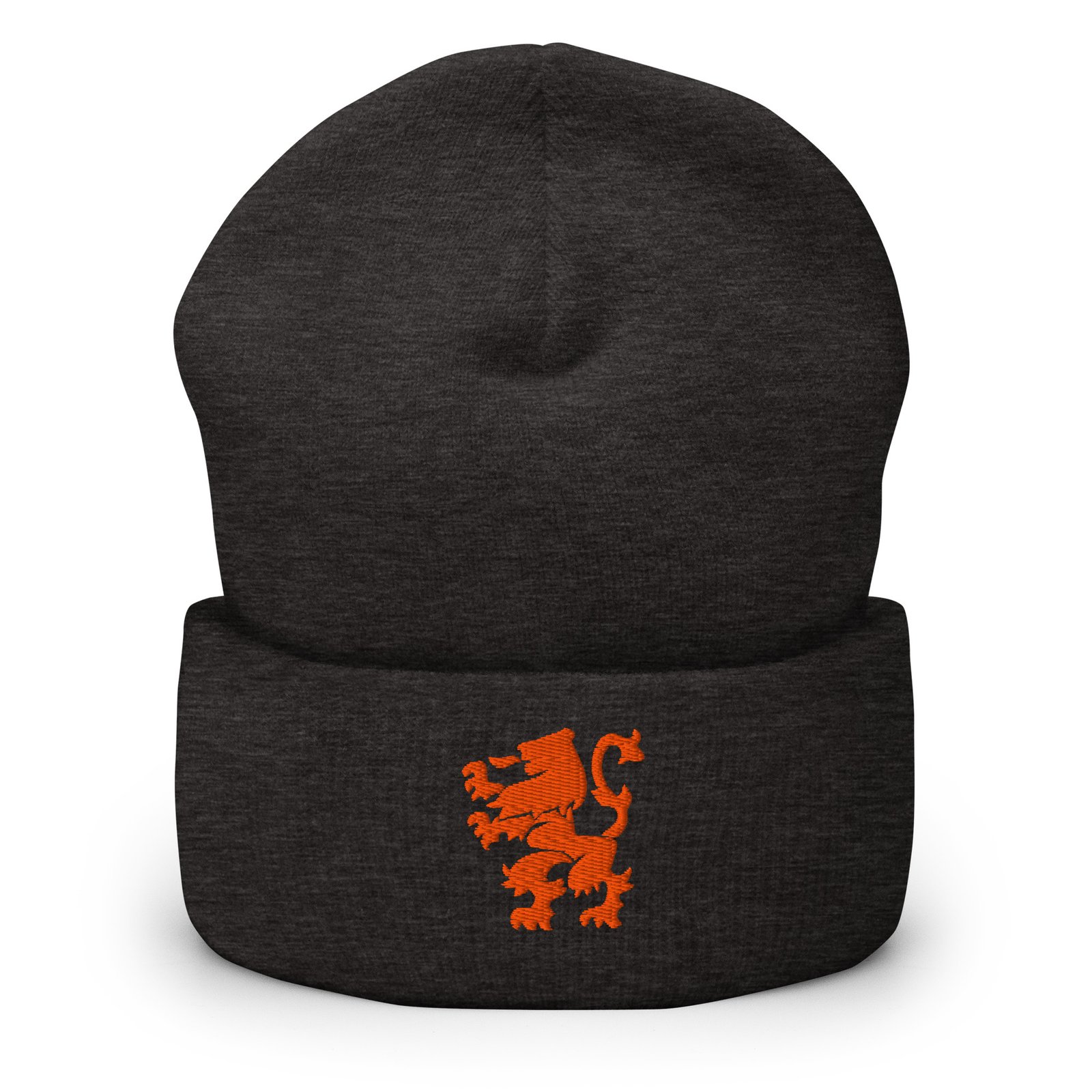 Dutch Lion Beanie Orange Netherlands Embroidered Hat Dutch Lion Beanie Orange Netherlands Embroidered Hat