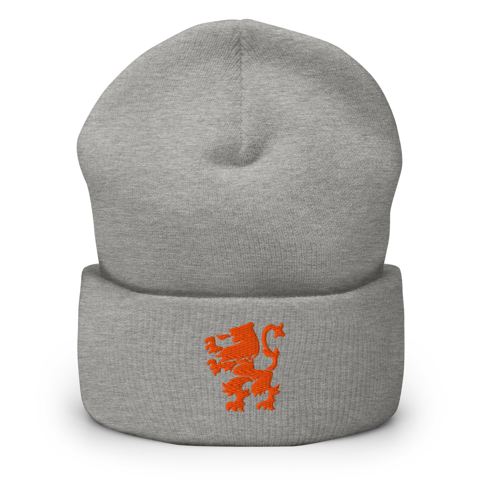 Dutch Lion Beanie Orange Netherlands Embroidered Hat Dutch Lion Beanie Orange Netherlands Embroidered Hat