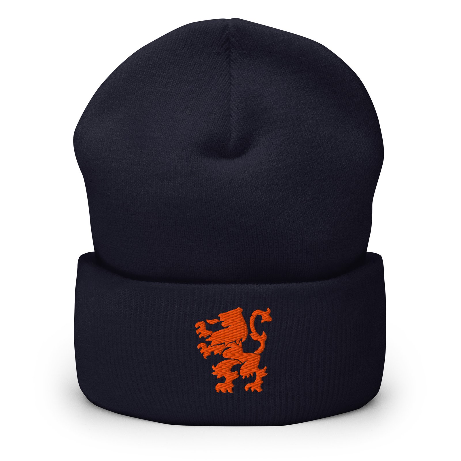 Dutch Lion Beanie Orange Netherlands Embroidered Hat Dutch Lion Beanie Orange Netherlands Embroidered Hat