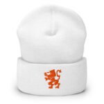 Dutch Lion Beanie Orange Netherlands Embroidered Hat