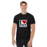 I Love Rock N Roll T Shirt Vintage Music Graphic Tee