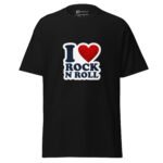 I Love Rock N Roll T Shirt Vintage Music Graphic Tee