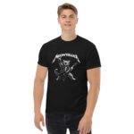 Meowtallica Cat T Shirt Funny Heavy Metal Rock Tee