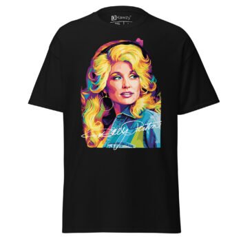 Dolly Parton T Shirt Colorful Pop Art Portrait Tee