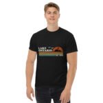 Lake Ontario T Shirt Vintage Retro Lighthouse Design