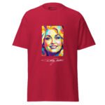Colorful Dolly Parton T Shirt Vibrant Pop Art Portrait Tee