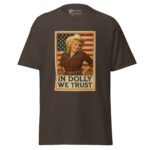 In Dolly We Trust T Shirt Vintage American Flag Tee