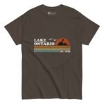 Lake Ontario T Shirt Vintage Retro Lighthouse Design